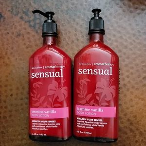 2 DISCONTINUED New Factory Sealed Bath & Body Works Jasmine Vanilla Body Lotion